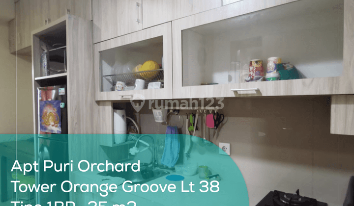 Apartement Puri Orchard Tower Orange Groove Wing B Lt 38, 1br, Full Furnished 1