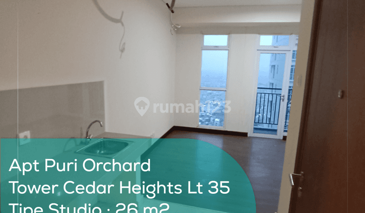 Apartement Puri Orchard Tower Cedar Heights Wing A Lt 35, Studio, Non Furnished 1