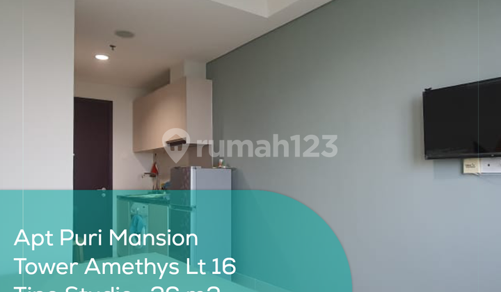 Apartement Puri Mansion Tower Amethys Lt 16, Studio, Full Furnished 1