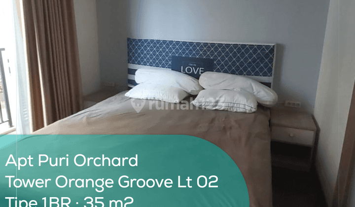 Apartement Puri Orchard Tower Orange Groove Wing A Lt 02, 1br, Semi Furnished 1