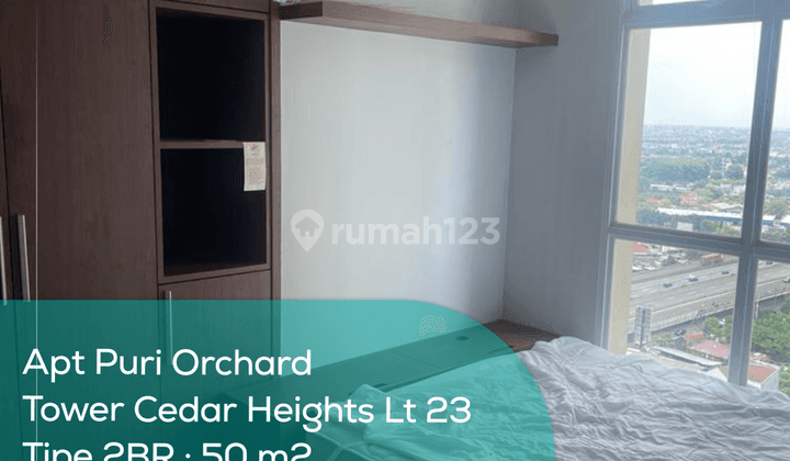 Apartement Puri Orchard Tower Cedar Heights Wing B Lt 23, 2br, Full Furnished 1