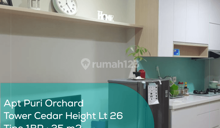 Apartement Puri Orchard Tower Cedar Heights Wing B Lt 26, 1BR, Full Furnished 1