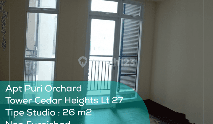 Apartement Puri Orchard Tower Cedar Heights Wing A Lt 27, Studio, Non Furnished 1