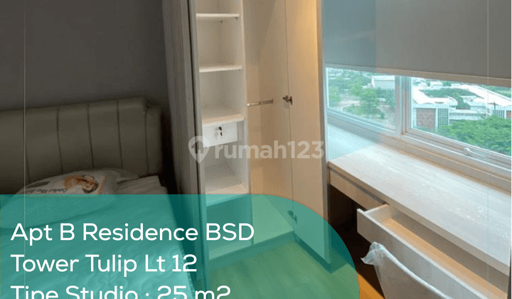 Apartement B Residence BSD Tower Tulip Lt 12, Studio, Full Furnished 1