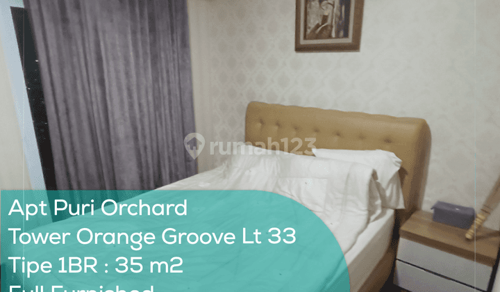 Apartement Puri Orchard Tower Orange Groove Wing B Lt 33, 1BR, Full Furnished 1