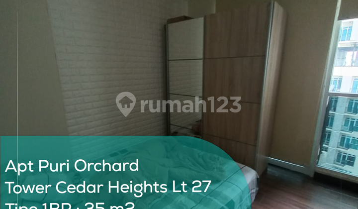 Apartment Puri Orchard Tower Cedar Heights Wing B 27th Floor, 1 Bedroom, Fully Furnished Apartment Puri Orchard Tower Cedar Heights Wing B 27th Floor, 1 Bedroom, Fully Furnished