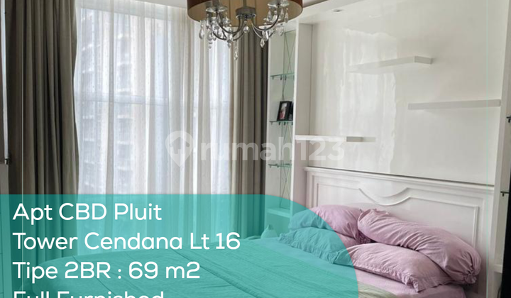 Apartement Cbd Pluit Tower Cendana Lt 16, 2br, Full Furnished