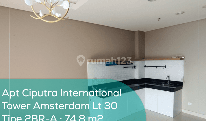 Apartement Ciputra International Tower Amsterdam Lt 30, 2BR-A, Semi Furnished 1