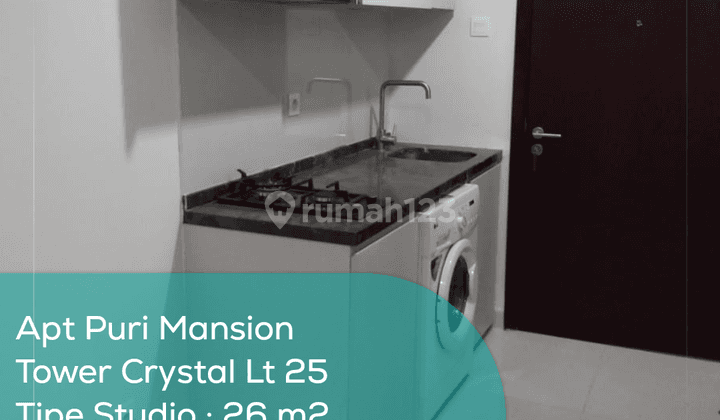 Apartement Puri Mansion Tower Crystal Lt 25, Studio, Semi Furnished 1