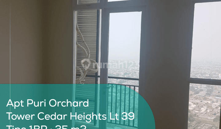 Apartement Puri Orchard Tower Cedar Heights Wing A Lt 39, 1BR, Non Furnished 1