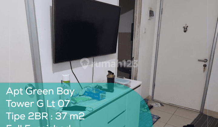 Apartement Green Bay Tower G Lt 07, 2BR, Full Furnished, Ppjb 1