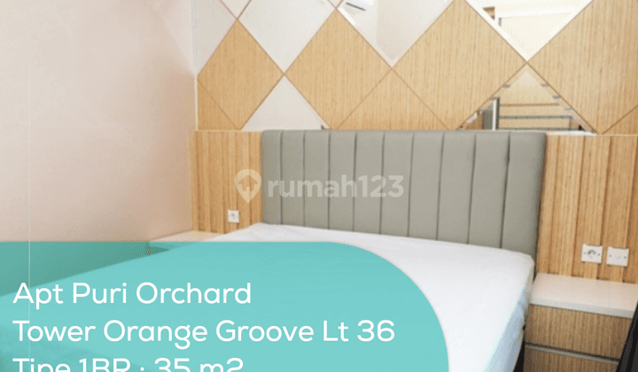 Apartement Puri Orchard Tower Orange Groove Wing A Lt 36, 1BR, Full Furnished 1