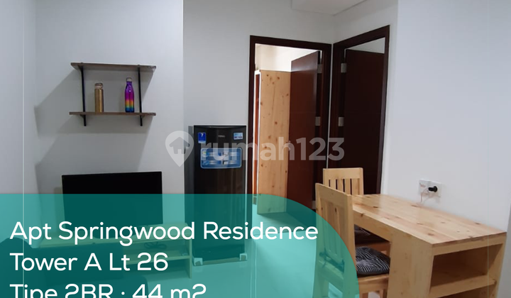 Apartement Springwood Residence Tower A Lt 26, 2BR, Full Furnished