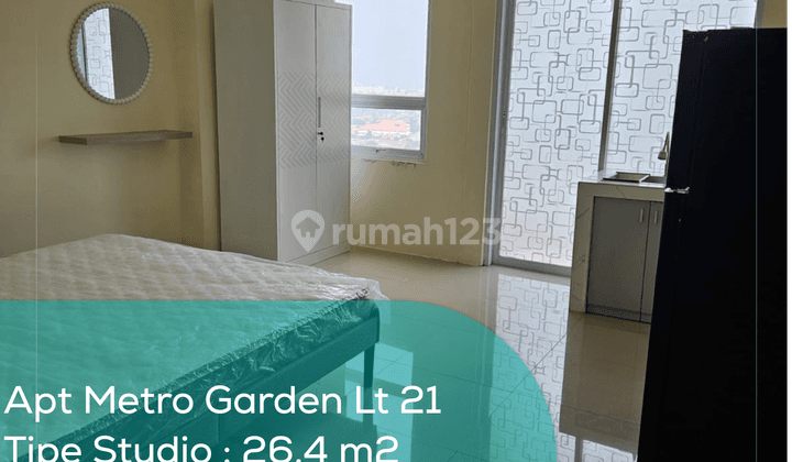 Apartement Metro Garden Lt 21, Studio, Full Furnished 1