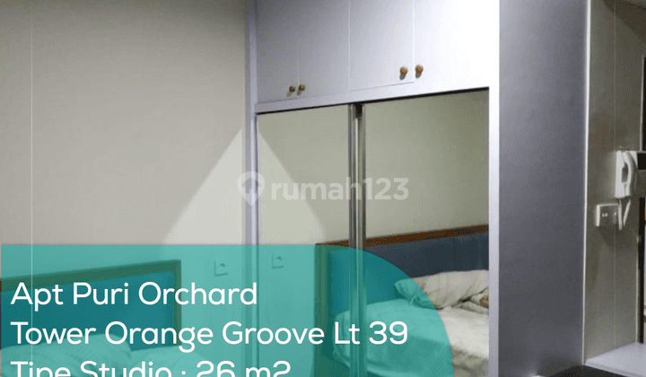 Apartement Puri Orchard Tower Orange Groove Wing B Lt 39, Studio, Full Furnished 1