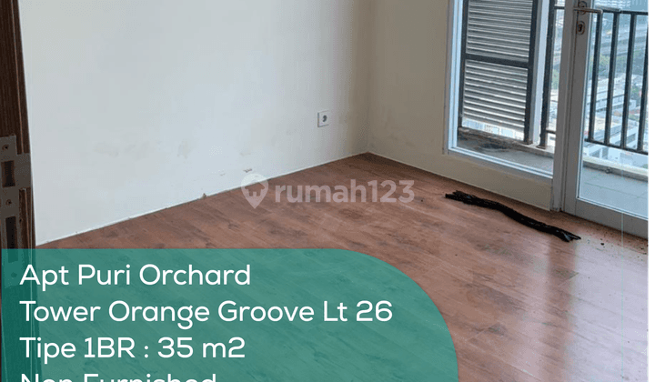 Apartement Puri Orchard Tower Orange Groove Wing A Lt 26, 1BR, Non Furnished 1