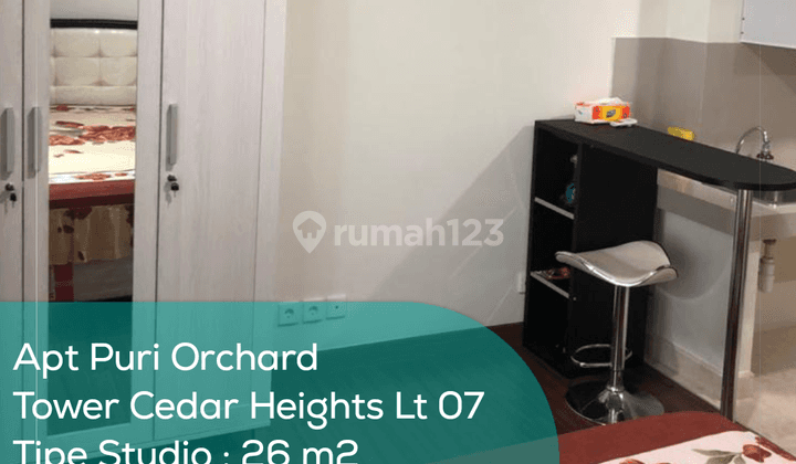 Apartement Puri Orchard Tower Cedar Heights Wing B Lt 07, Studio, Full Furnished 1