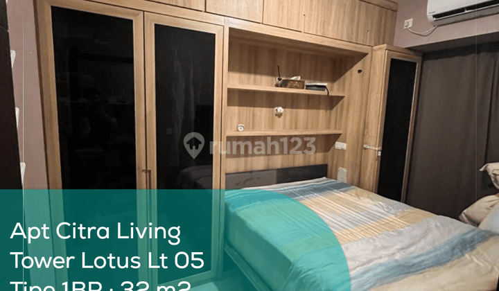 Apartement Citra Living Tower Lotus Lt 05, 1br, Full Furnished 1