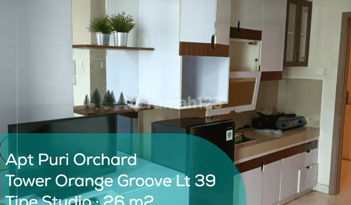 Apartement Puri Orchard Tower Orange Groove Wing A Lt 39, Studio, Full Furnished 1