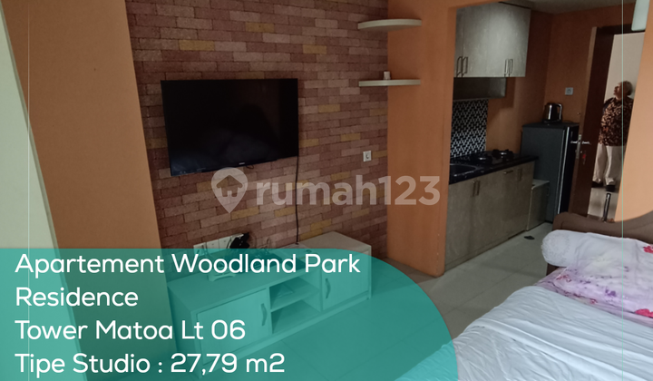 Apartment Woodland Park Residence Tower Matoa LT 06, Studio, Full Furnished