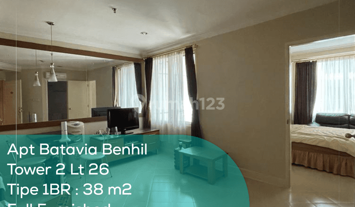 Apartement Batavia Benhill Tower 02 Lt 26, 1BR, Full Furnished 1