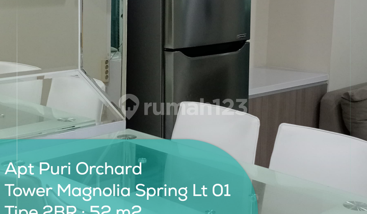 Apartement Puri Orchard Tower Magnolia Spring Wing A LT 01, 2Br, Full Furnished