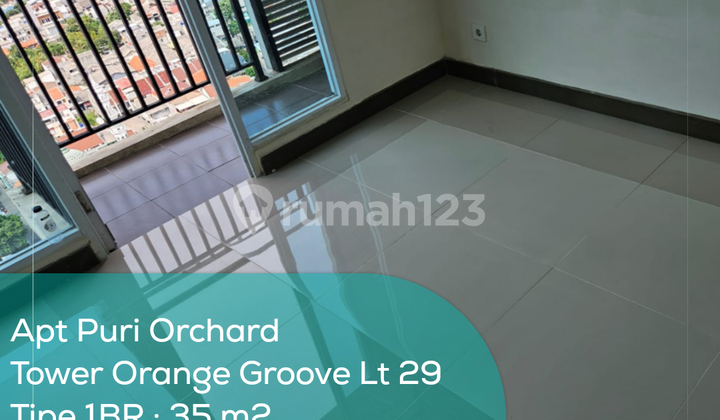 Puri Orchard Tower Orchard Wing A 29th Floor, 1 Bedroom, Unfurnished