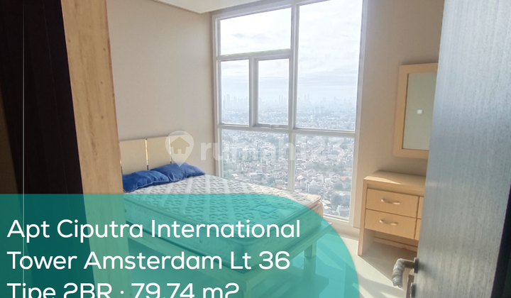 Apartement Ciputra International Tower Amsterdam Lt 36, 2BR, Full Furnished