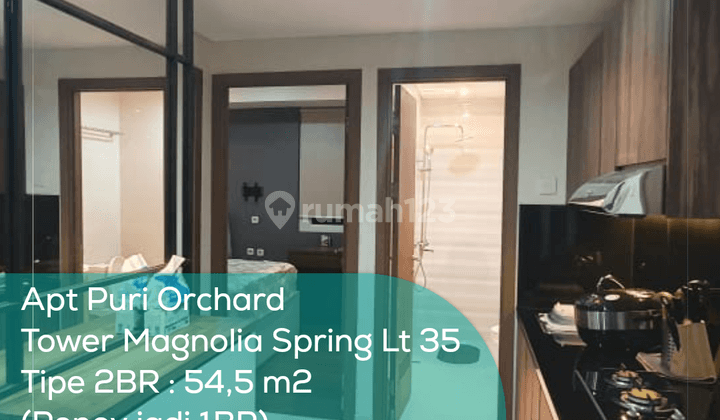 Apartement Puri Orchard Tower Magnolia Spring Wing B Lt 35, 2BR, Full Furnished 1