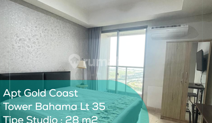 Apartement Gold Coast Tower Bahama LT 35, Studio, Full Furnished