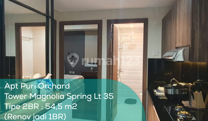 Apartement Puri Orchard Tower Magnolia Spring Wing B Lt 35, 2br, Full Furnished