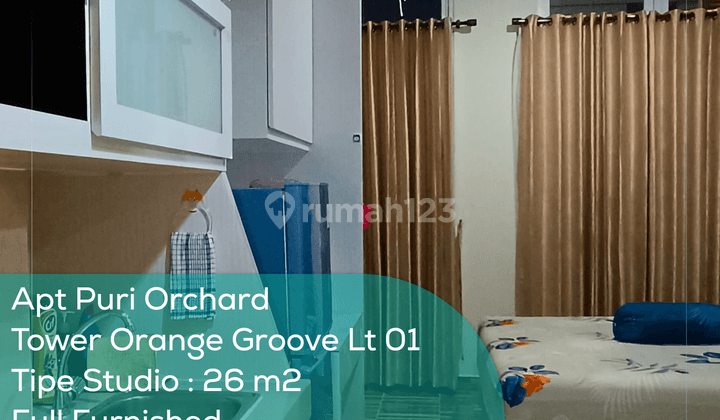 Apartement Puri Orchard Tower Orange Groove Wing B Lt 01, Full Furnished 1