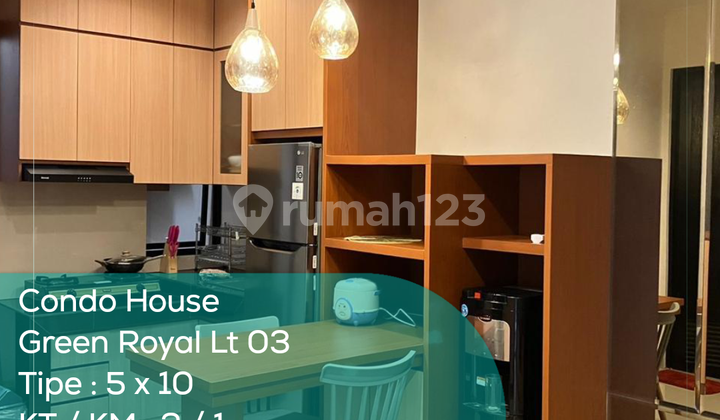 Condo House Green Royal LT 03, Tipe 5X10, Full Furnished