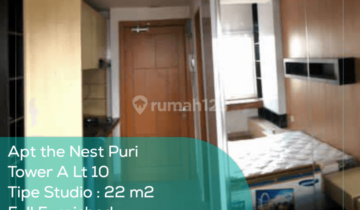 Apartement The Nest Puri Tower A Lt 10, Studio, Full Furnished 1