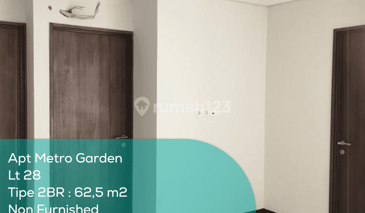 Apartement Metro Garden Lt 28, 2BR, Non Furnished, SHM 1