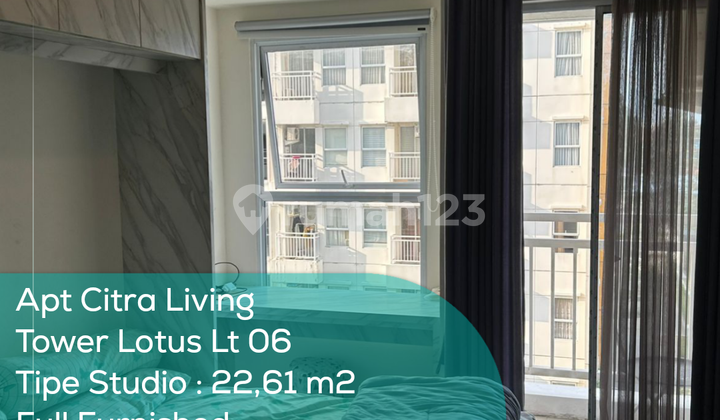 Citra Living Tower Lotus Apartment LT 06, Studio, Fully Furnished