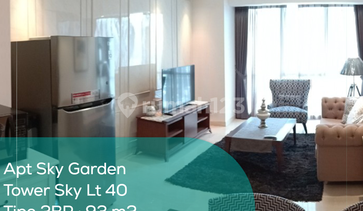 Sky Garden Tower Sky Floor 40, 2 Bedrooms, Fully Furnished