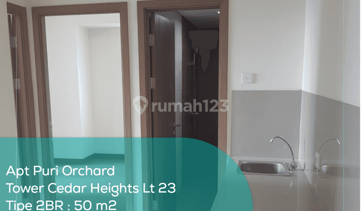 Apartement Puri Orchard Tower Cedar Heights Wing A Lt 23, 2BR, Non Furnished 1