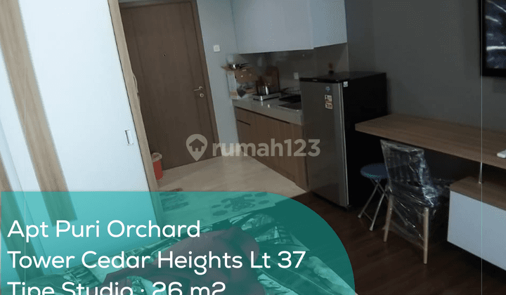 Apartement Puri Orchard Tower Cedar Heights Wing A Lt 37, Studio, Full Furnished 1