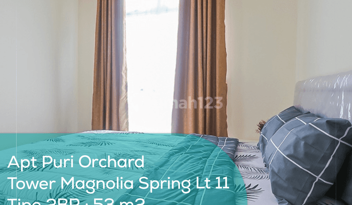 Apartement Puri Orchard Tower Magnolia Spring Wing A Lt 11, 2BR, Full Furnished 1