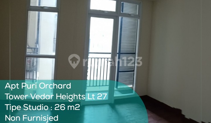 Apartment Puri Orchard Tower Cedar Heights Wing A 27th Floor, Studio, Unfurnished 1