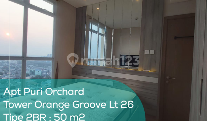 Apartement Puri Orchard Tower Orange Groove Wing B Lt 26, 2BR, Full Furnished 1