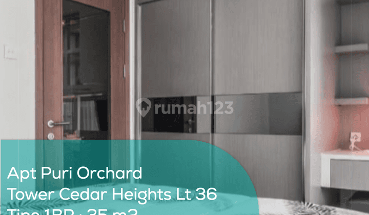 Apartement Puri Orchard Tower Orange Groove Wing A Lt 36, 1BR, Full Furnished 1