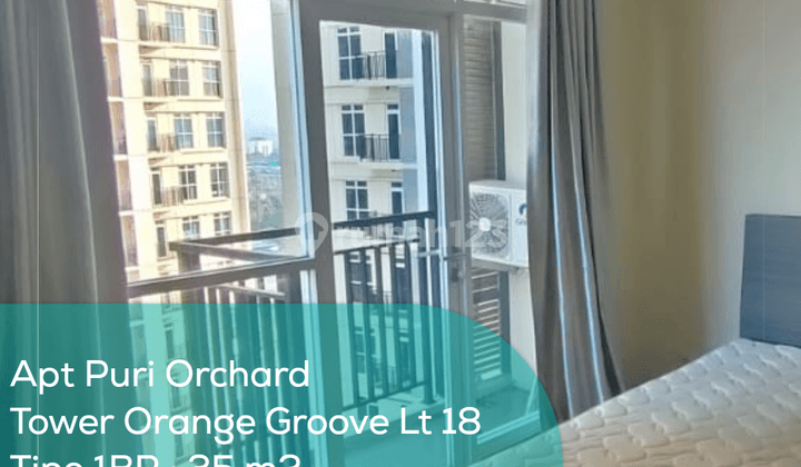 Apartement Puri Orchard Tower Orange Groove Wing A Lt 18, 1BR, Full Furnished 1