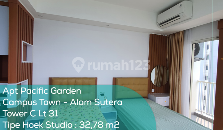 Apartment Pacific Garden Campus Town Tower C 31st Floor, Studio, Fully Furnished