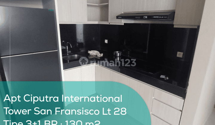 Apartement Ciputra International Tower San Fransisco Lt 28, 3+1 BR, Full Furnished 1