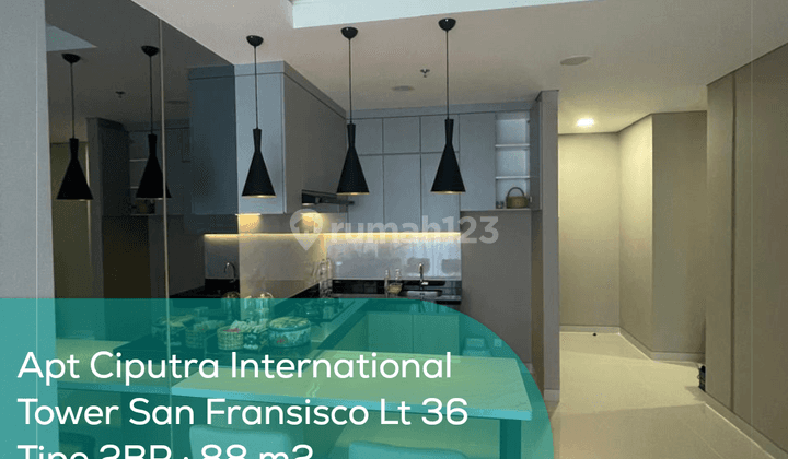 Apartement Ciputra International Tower San Fransisco Lt 36, 2BR, Full Furnished 1