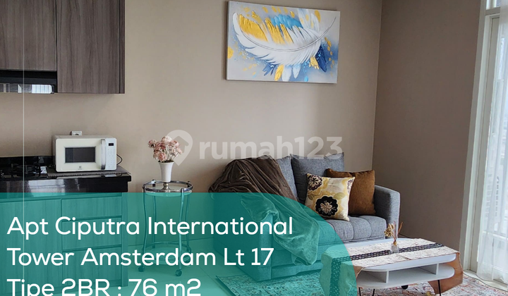 Apartement Ciputra International Tower Amsterdam Lt 17, 2BR, Full Furnished