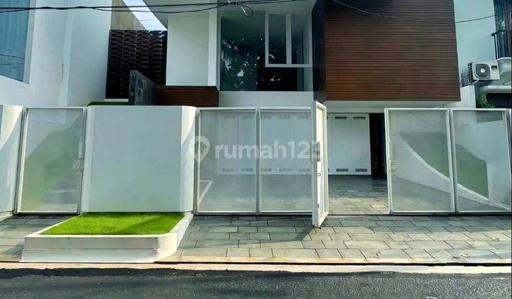 Jual Rumah Baru Bagus Tropical Modern 3 Lantai Siap Huni Di Pondok Indah Jakarta Selatan 1