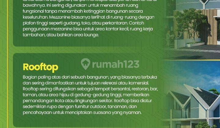 rumah didepok dekat akses jakarta selatan hanya 300 jutaan ada rooftop 2